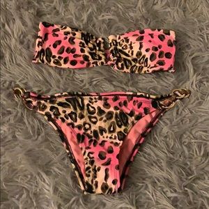 Animal print bikini